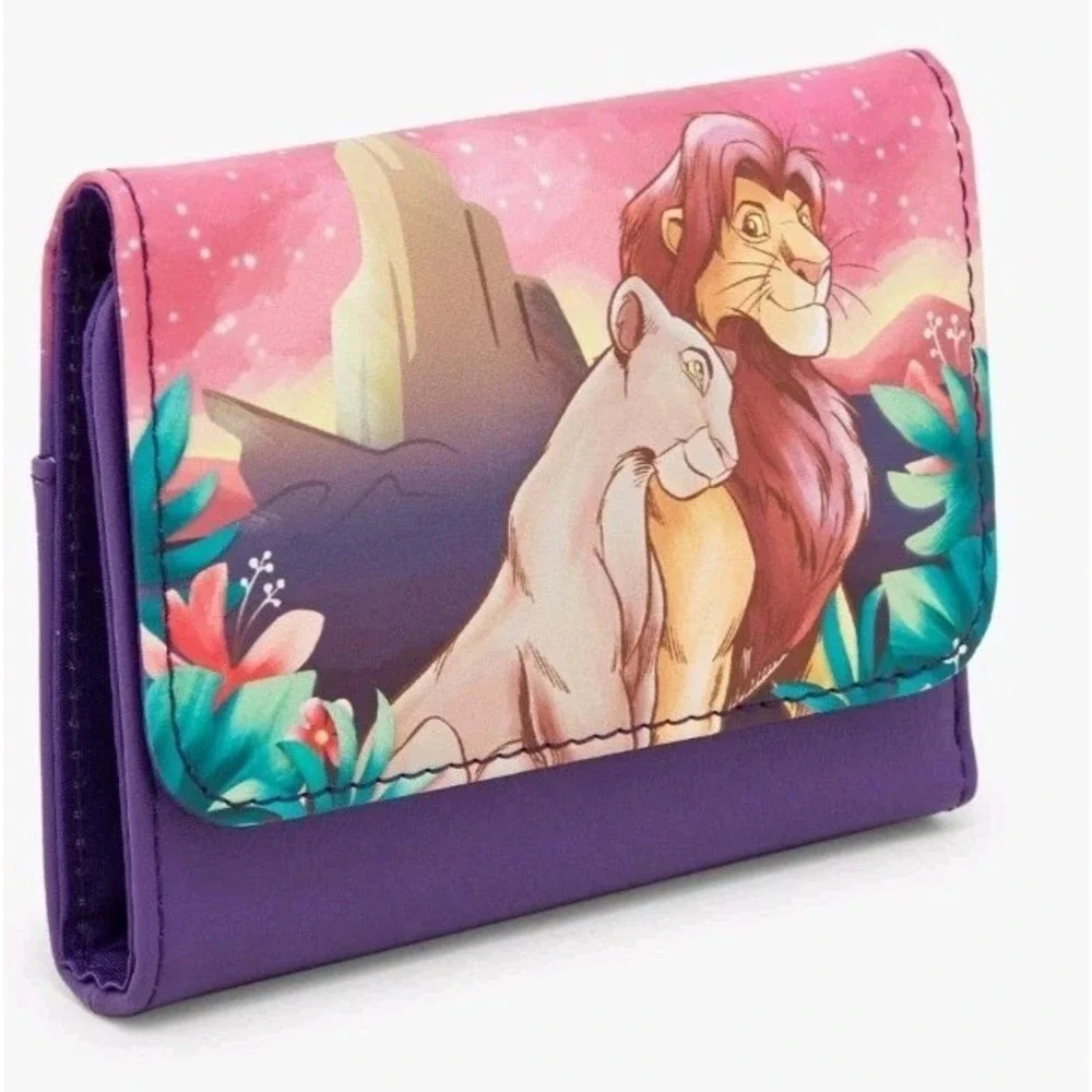 NWT Loungefly Disney The Lion King Nala & Simba Pride Rock Backpack & WALLET Set